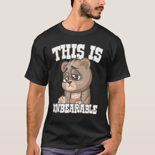 Camiseta A Caça Ao Urso É Insuportável (Frente)