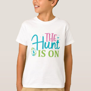 Camiseta A Caça Começou - Páscoa