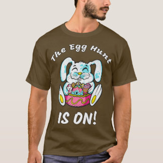 Camiseta A Caça Do Ovo Está Ligada