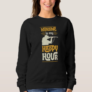 Camiseta A Caça É A Minha Feliz Hora Elk Deer Retro Vintage