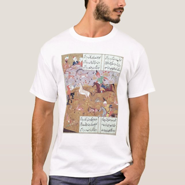 Camiseta A caça real (Frente)