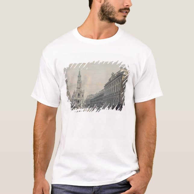 Camiseta A cadeia com a casa e a Rua de Somerset. (Frente)