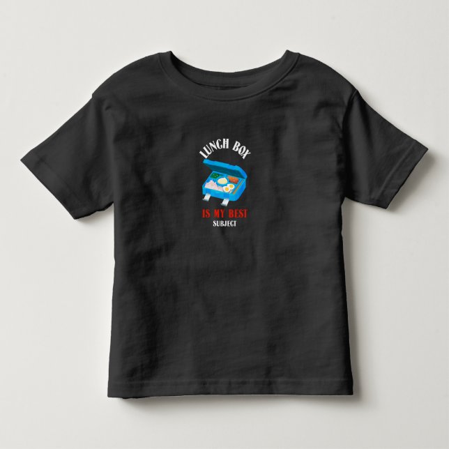 Camiseta A Caixa De Almoço É A Minha Melhor Parada De Almoç (Frente)