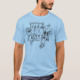 Camiseta A caixa de idiota (versão do esboço)