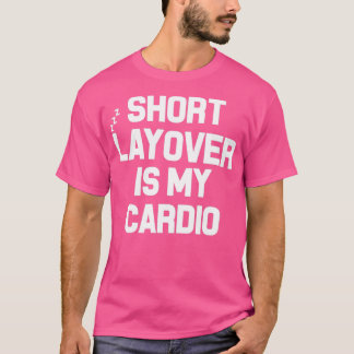 Camiseta A camada curta é o meu cardio