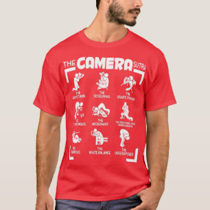 Camiseta A Câmera Sutra Engraçada Fotógrafo