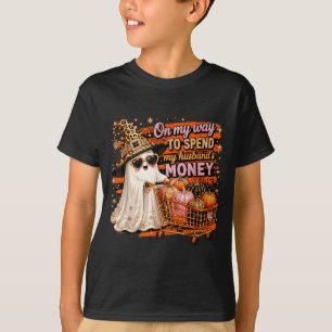 Camiseta A Caminho de Gastar o Dinheiro do Marido Fantasma