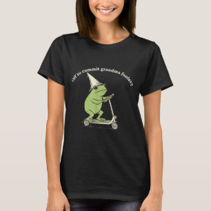 Camiseta A caminho de pregar peças na vovó, meme engraçado