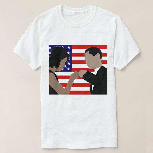 Camiseta A Camisa-T de Obama (Frente do Design)