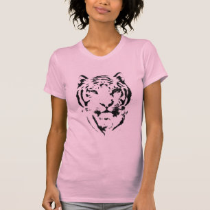 Camiseta A camisola de alças das mulheres do estêncil do