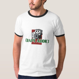 Camiseta A campainha-t do viciado dos excrementos