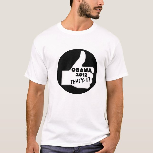 Camiseta A campanha de Obama 2012 (Frente)