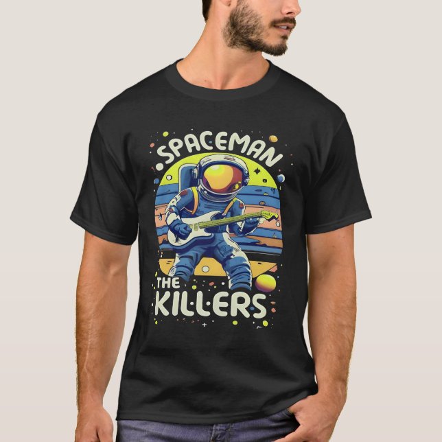 Camiseta A canção dos Killers Spaceman design Brandon Flowe (Frente)