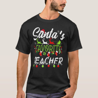 Camiseta A cantora de Natal favorita de Santa Claus