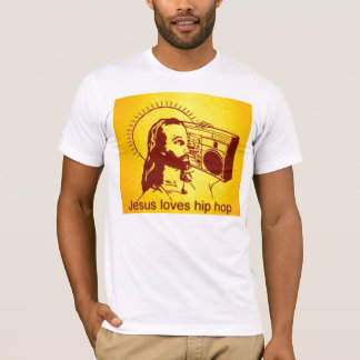 Camiseta A Capa longa Jesus das senhoras ama hiphop