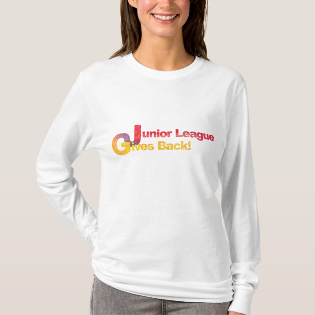 Camiseta A Capa longa JL dá para trás (Frente)