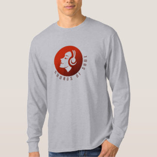 CAMISETA A CAPA LONGA W/LOGO DOS HOMENS