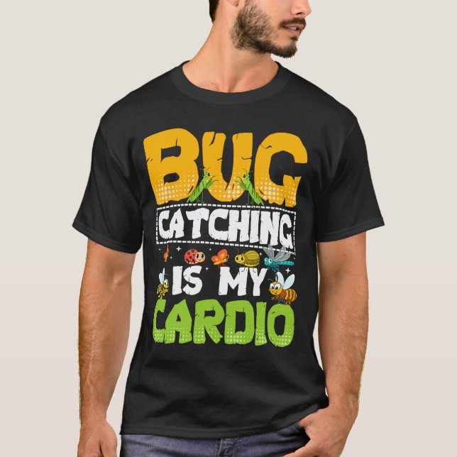 Camiseta A captura de Insetos de Ciências Insetas do inseto (Frente)