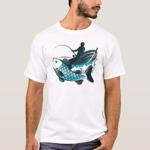 Camiseta A Captura do Pescador - A Alegria da Pesca