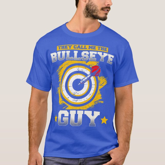 Camiseta A Cara Chame-me Darts Bullseye (Frente)
