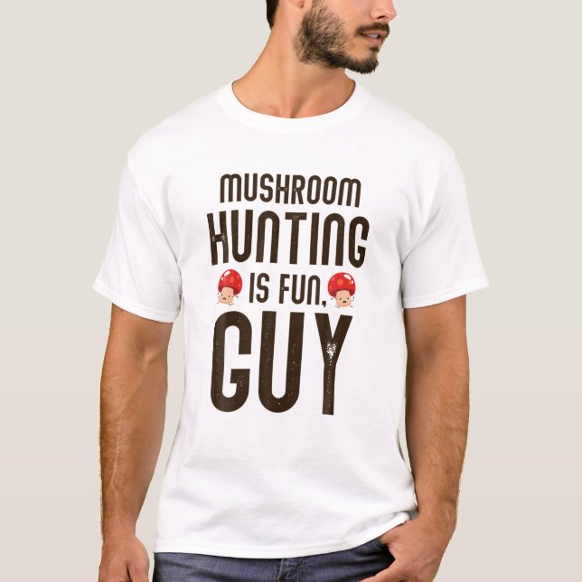 CAMISETA A CARA É DIVERTIDA E FELIZ, MUSHROOM (Frente)