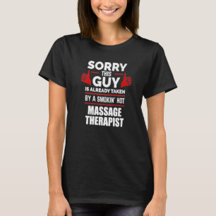 Camiseta A cara É Tomada Por Um Terapêutico De Massagem A Q