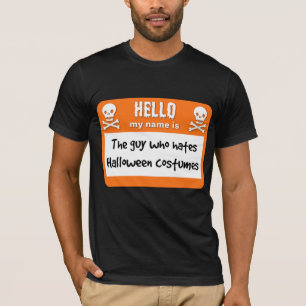 Camiseta A Cara Que Odeia O Nome de etiqueta De Figurinos D