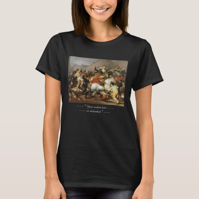 Camiseta A Carga de Mamelukes Francisco José de Goya (Frente)