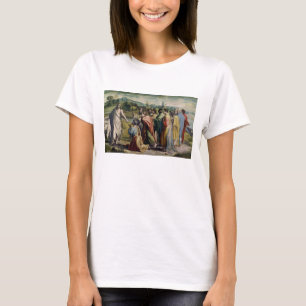Camiseta A carga do cristo a St Peter (desenhos animados