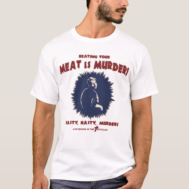 Camiseta … a carne é assassinato (Frente)