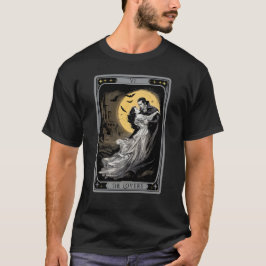 Camiseta A Carta de Tarot dos Amantes – Drácula Vampiro Gót