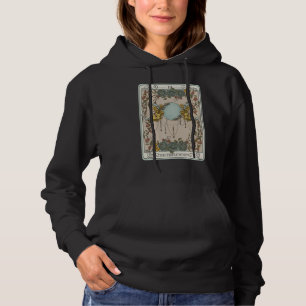 Camiseta A Carta do Tarot da Lua Tripla Floral Crescente Ae