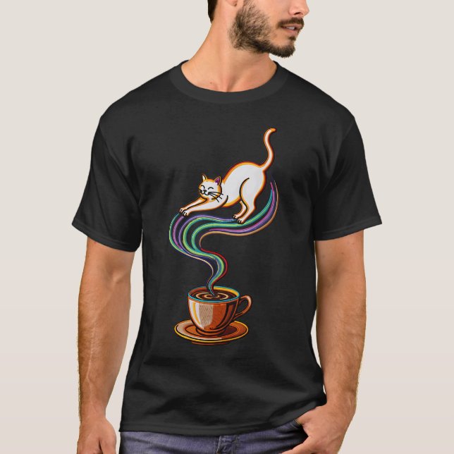 Camiseta A Carta Tarô da Mulher do Gato (Frente)
