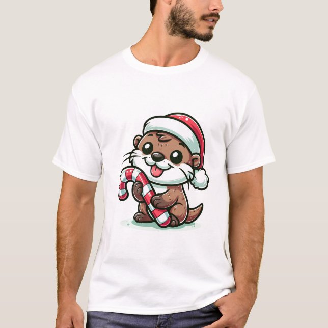 Camiseta A Cartoon de Natal (Frente)