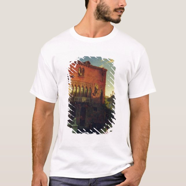 Camiseta A casa de Othello, Moore em Veneza, 1856 (Frente)
