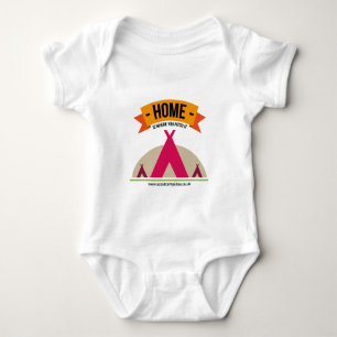 Camiseta A casa é o lugar aonde você a lança…