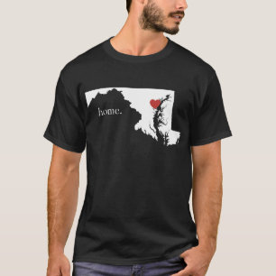 Camiseta A casa é o lugar onde o coração está - Marylan