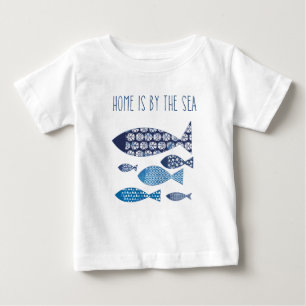 Camiseta A casa litoral da arte   é pelo mar