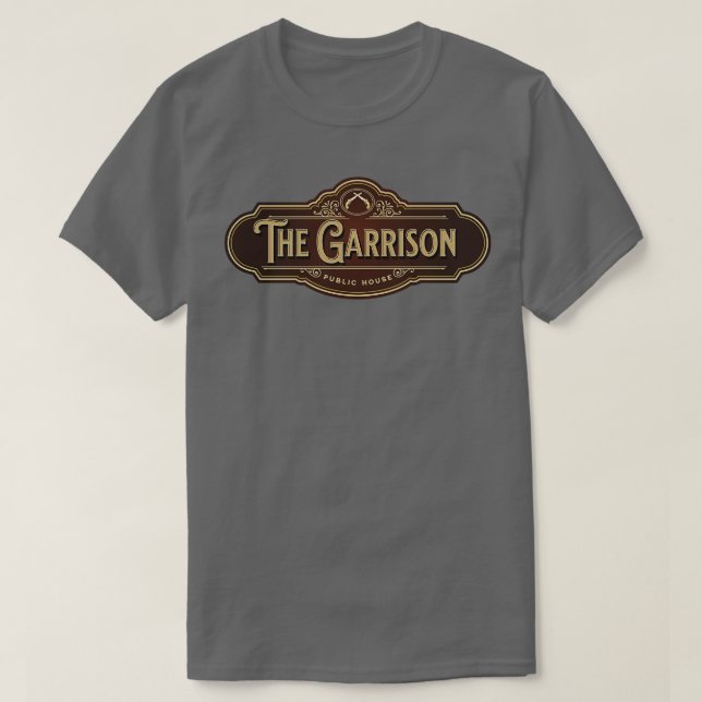 Camiseta A Casa Pública de Garrison Peaky Blinders 1 (Frente do Design)