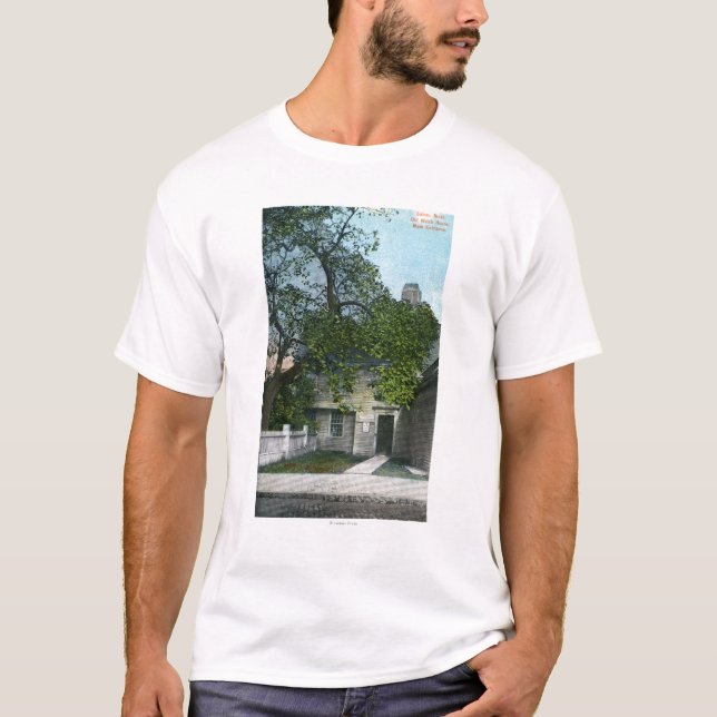Camiseta A casa velha da bruxa, entrada principal (Frente)