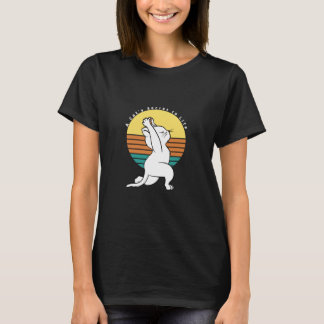 Camiseta A Cat's Secret To Life Retro Yoga Cat Present