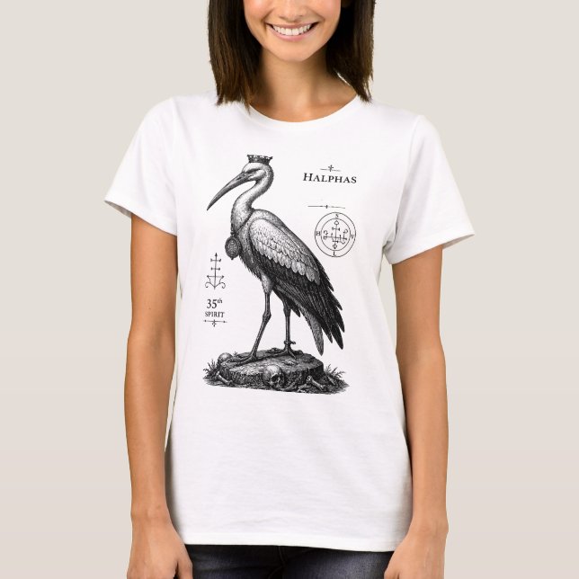 Camiseta A Cegonha Vigilante de Halphas (Frente)
