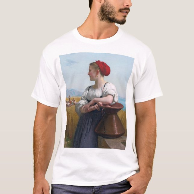Camiseta A Ceifeira, Bouguereau (Frente)