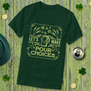 Camiseta A cerveja engraçada do dia de Patrick de santo