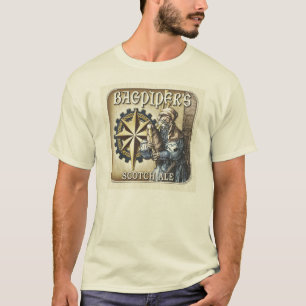 Camiseta A cerveja inglesa escocêsa do tocador de