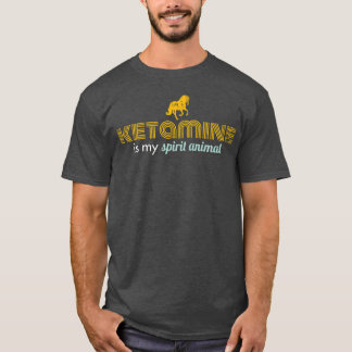 Camiseta A cetamina é meu animal espiritual amigos