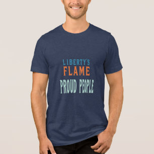 Camiseta A chama da liberdade - Pessoas orgulhosas