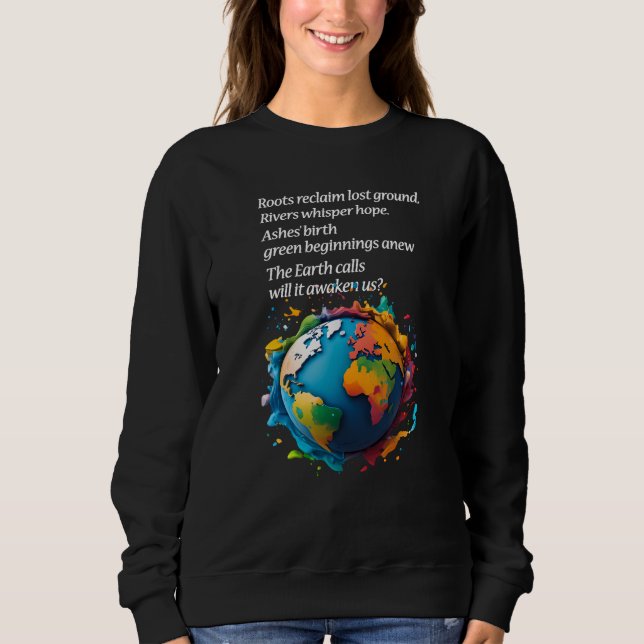 Camiseta "A Chamada da Terra: Vamos Ouvir"? Environmental (Frente)