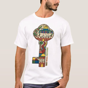 Camiseta A chave do regresso palestiniano, a liberdade pale
