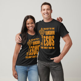 Camiseta A Chave Para O Reino Jesus Da Única Maneira